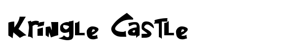Kringle Castle font preview